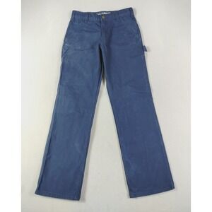 Carhartt Rugged Flex Pants Mens 29x30 Blue Relaxed Fit Duck Carpenter Workwear
